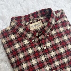 Ralph Lauren Polo Denim Supply Sportsman Long Sleeve Shirt Plaid Mens XXL 2XL